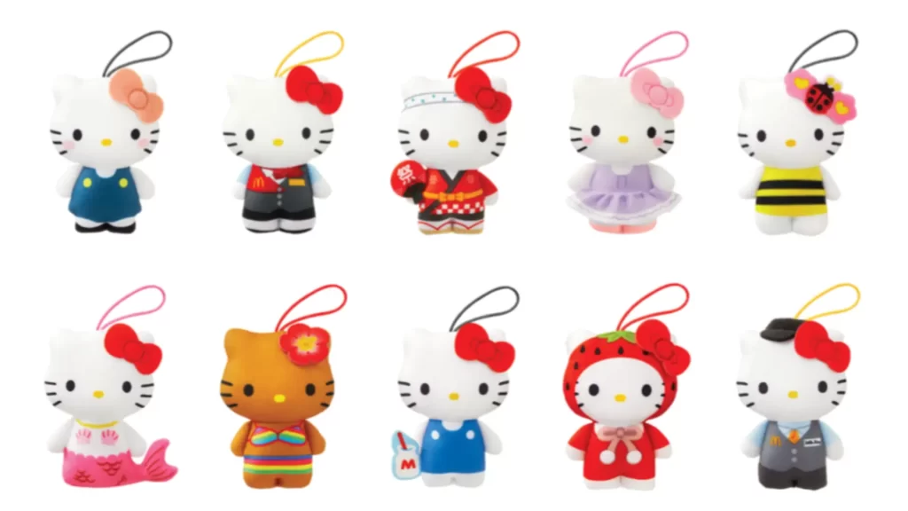 Pelúcias Hello Kitty - MCDonald
